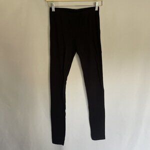 H&M Divided black leggings comfortable casual cotton elastane casual small
